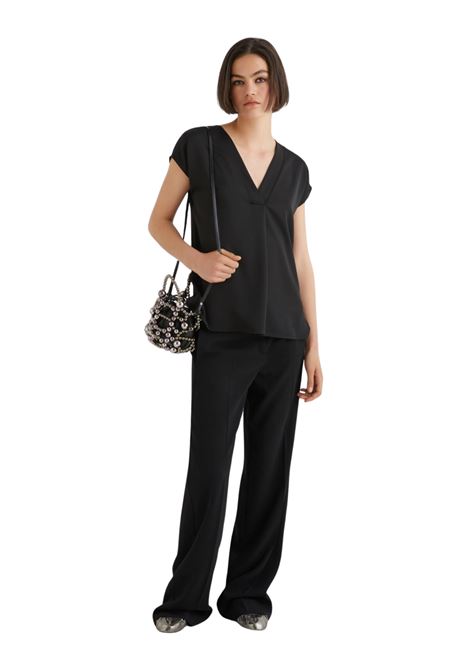 Blusa in satin fluido - NERO Marella articolo 365 | BRINA002